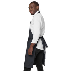 FI - Adult Organic Cotton Apron - Embroidered